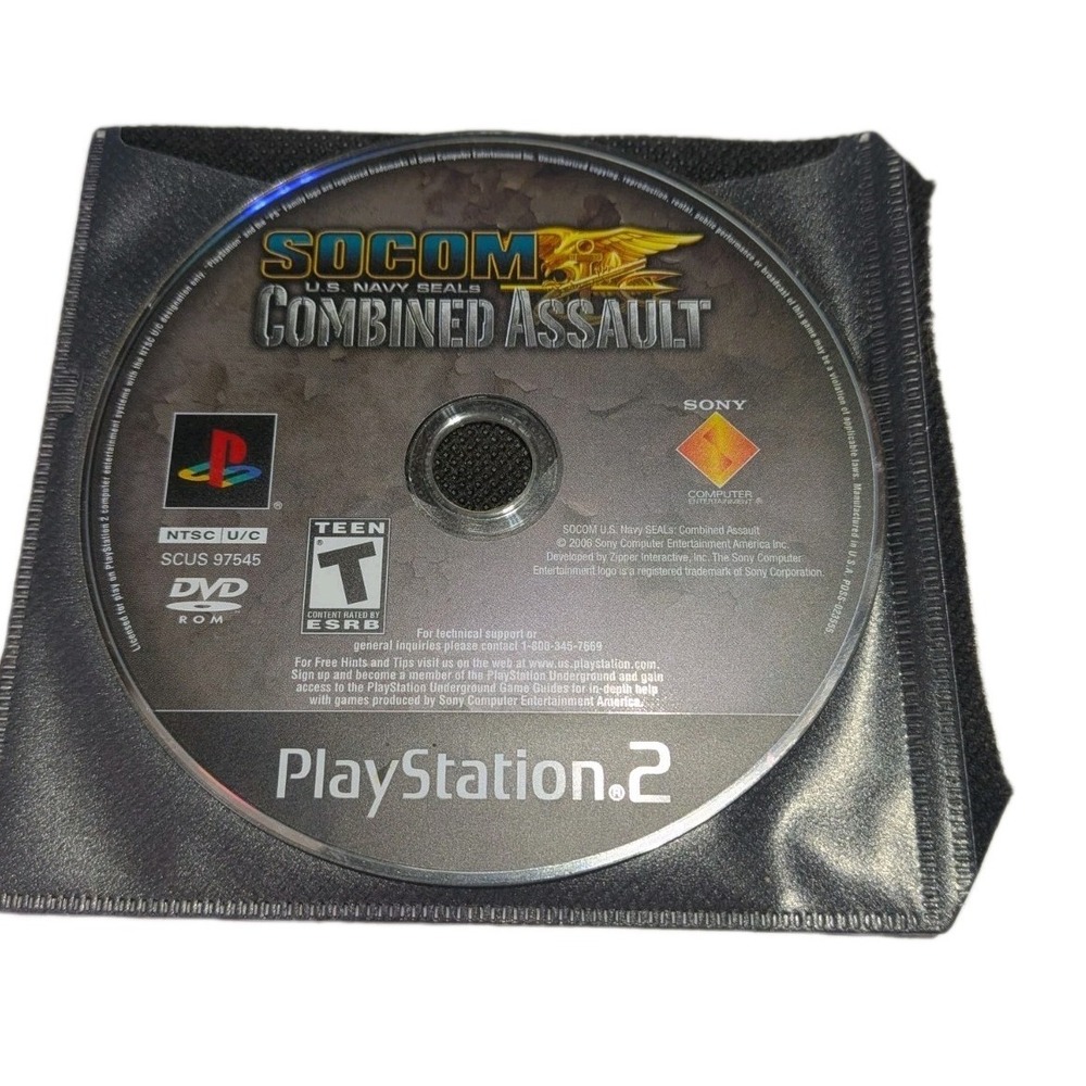 SOCOM: U.S. Navy SEALs (Sony PlayStation 2, 2002) PS2 VERY GOOD W/MANUAL!